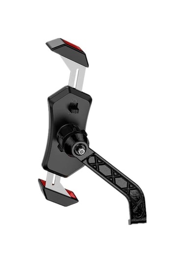 Nukrotech Mls Ayna Dibi Bağlantılı Motosiklet Telefon Tutucu Siyah