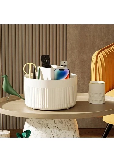 Maoyaya 360 Dönen Masaüstü Makyaj Organizatörü - Saklama Kutusu, Çok Renkli Çok Renkli