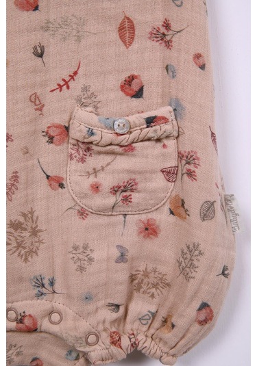 Babydola %100 Pamuk Kız Bebek Tulum Bayramlık 12049 001