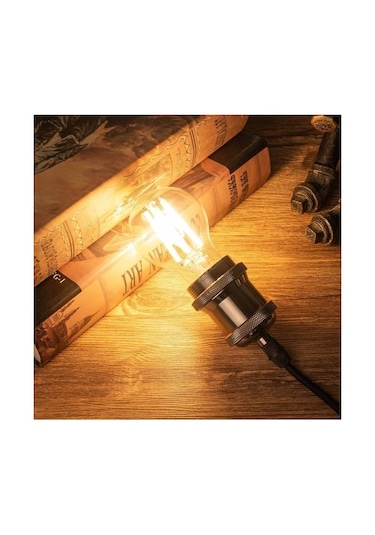 Ct-4217 8w 220v E27 Duylu Rustik Led Ampul Günışığı 5 Adet