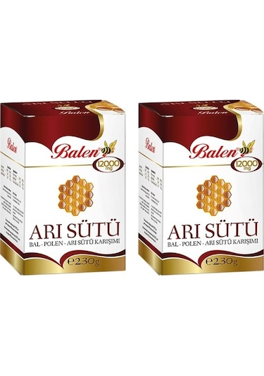 Balen 12000 MG Arı Sütü Bal Polen Karışımı 2 x 230 G