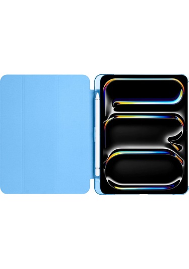 iPad Pro Uyumlu 12.9 3./4./5./6. Nesil M2 Kılıf Flip Cover Kalem Bölmeli Pc Case 2018-2023