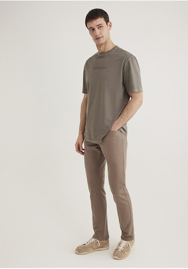 Mavi - Marcus Kahverengi Comfort Gabardin Pantolon 0035189452 Kahverengi