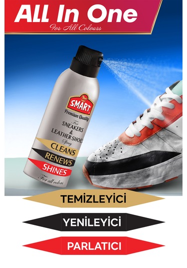 Spor Ayakkabı Ve Deri Ayakkabı Temizleyici All İn Renksiz (Naturel)