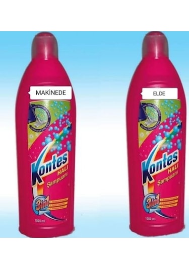 Kontes Halı Şampuanı Elde Ve Makinede 2 x 1 L