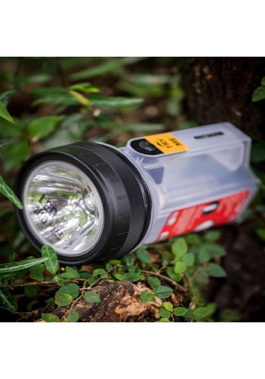 Nurgaz Ng-181 Campout Pilli Led Kamp El Feneri Suya Dayanıklı Siyah