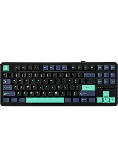 Aula F87 Mekanik Rgb Tkl Gray Switch Kablosuz Makrolu Hot Swap Klavye