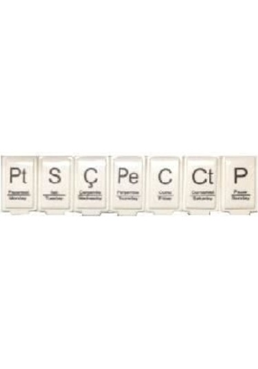 Haftalık İlaç Hap Kutusu Kabı İlaç Saklama Taşıma Kutusu Kabı