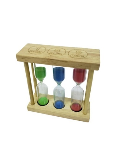 3'lü Ahşap Kum Saati - 90433166189421000f