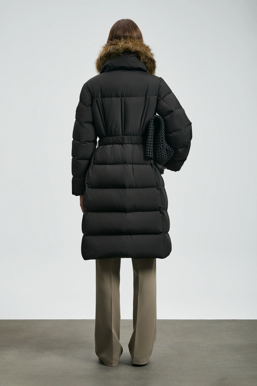 Lufian Eco Kaz Tüyü Kadın Mont Siyah Siyah 122120046100100 Siyah