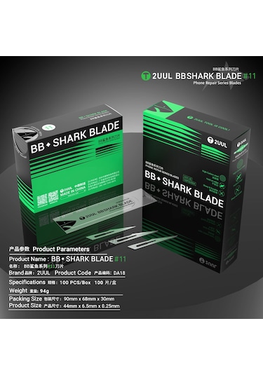 2uul Da18 Bb Shark Blade Serisi Yüksek Karbon Çelik Bıçak No.11