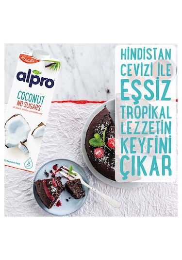 Alpro Şekersiz Hindistan Cevizi Sütü 4 x 1 L