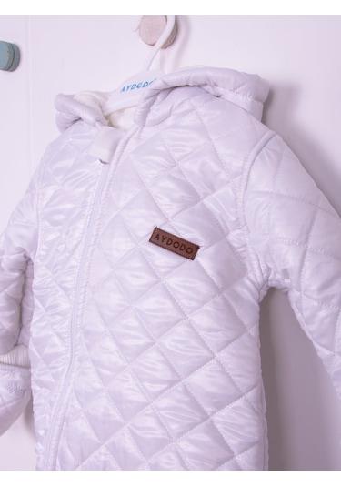 Ekru Mikro Kozmonot Eldiven Patikli Astronot Tulum Ekru