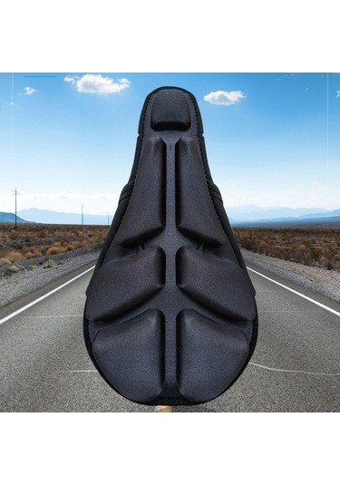 Suntek Bisiklet Sele Kılıfı Aşınmaya Dayanıklı Minderi S Siyah