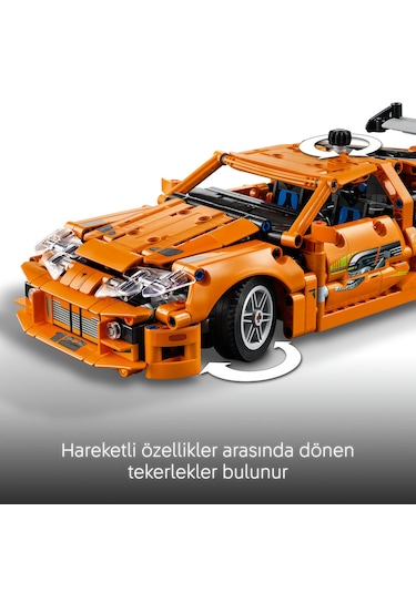 LEGO® Technic Fast and Furious Toyota Supra MK4 42204 - 9 Yaş ve Üzeri Çocuklar için Spor Araba İçeren Oyuncak Yapım Seti (810 Parça) LEGO® Technic Fast and Furious Toyota Supra MK4 42204 - 9 Yaş ve Üzeri Çocuklar için Spor Araba İçeren Oyuncak Yapım Seti (810 Parça)
