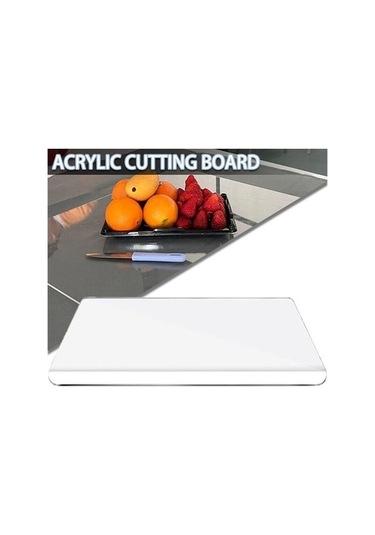Fastbuy Yx048 Şeffaf Akrilik Meyve Kesme Tahtası - Kaymaz Matlı, Kullanışlı Ve Güvenli Diğer