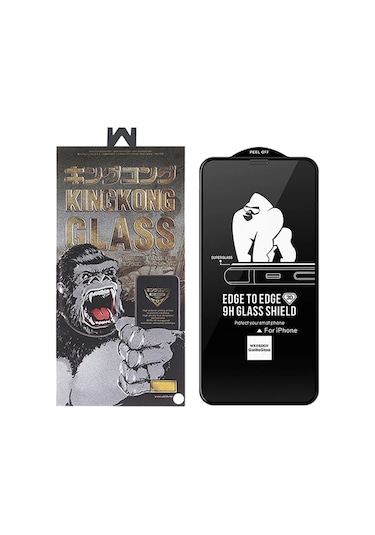 Wk iPhone Uyumlu 12 Pro Max 6.7 Kingkong Curved Tempered Cam Ekran Koruyucu- 5775