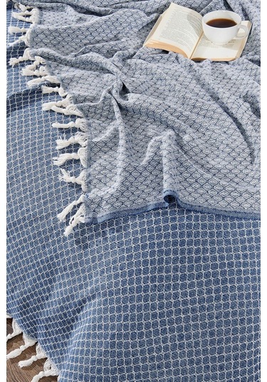 Rebeka Lacivert Alice Model - Çift Kişilik Pike 200 x 230 CM