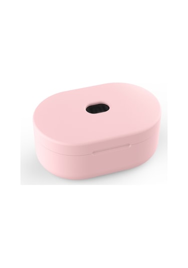 Honmex Xiaomi Redmi Airdots Gençlik Editiyonu İçin Silikon Korumalı Kılıf - Şok Ve Çizik Koruması, 8 Renk Seçeneği, Siyah Siyah