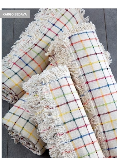 %100 Pamuklu Buldan Işi Koltuk-Çekyat-Koltuk Örtüsü 180 X 450  024