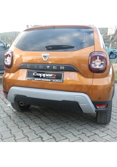 Cappafe Dacia Duster Arka Koruma Difüzör Büyük Md. Mat Gri 2018-