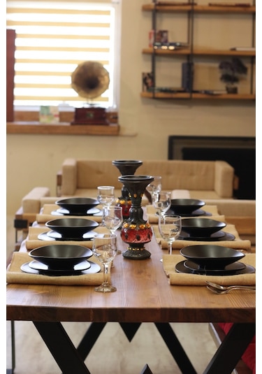 Ntconcept Masif Ağaç Kitaplık-Vitrin (355350983)