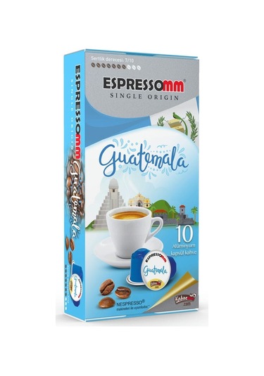 Espressomm® Single Origin Guatemala Alüminyum Kapsül Kahve 10 Adet
