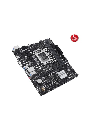 Asus Prıme H610m-k Argb Ddr5 5600mhz M.2 Hdmı Vga Matx 1700p