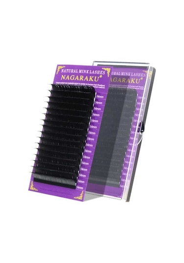 Nagaraku İpek Kirpik C Kıvrım 0.10 Kalınlık - 13 MM Uzunluk