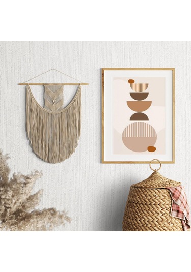 3'lü Bohem Geometrik Desen Foreks Tablo