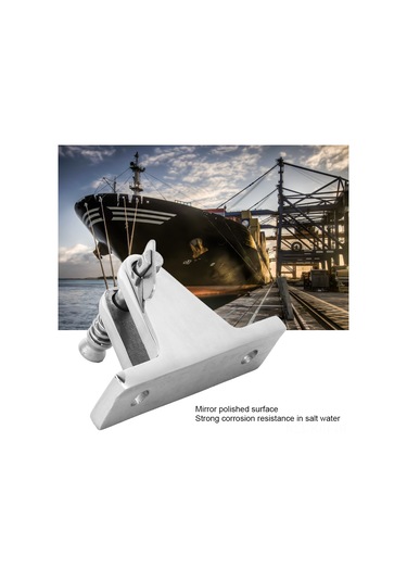 Jeehugo Gemi Ve Yat İçin 60x18mm Paslanmaz Çelik 316 Gemi Gövde Menteşi - Dayanıklı, Tuzlu Suya Dayanır, Kolay Kurulum