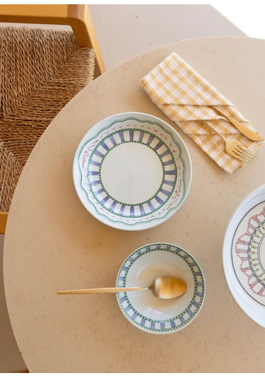 The Mia Spring Çorba Kasesi 6lı Set 14 Cm Renkli