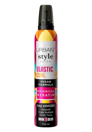 Urban Care Style Guide Vegan Elastic Curl Saç Köpüğü 200 ML