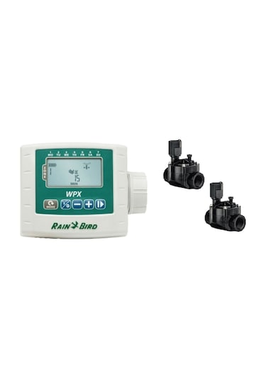RAINBIRD WPX-2 KONTROL ÜNİTESİ VE SELENOİD VANA SETİ (2 İSTASYON)