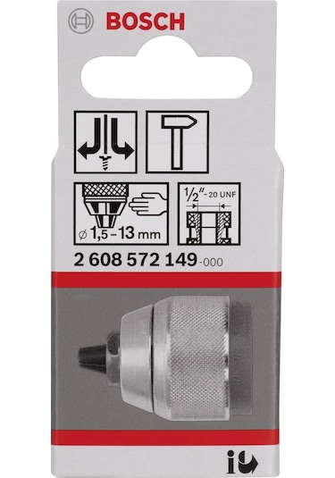 Bosch Anahtarsız Uç Takma Mandreni 1.5-13 MM