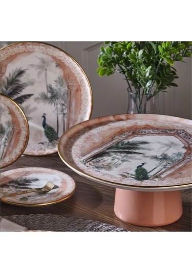 Fecra Peacock 19 Parça Sunum Ve Servis Seti