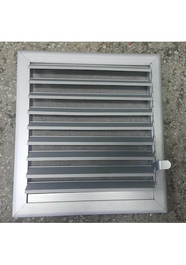 Banyo Wc Alüminyum Havalandırma Menfezi - Boşluğa Geçme Krom