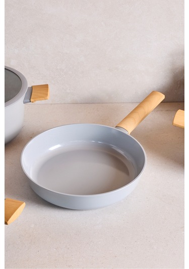 Danish Cook Grey İndüksiyon Tabanlı 7 Parça Tencere Seti Gri