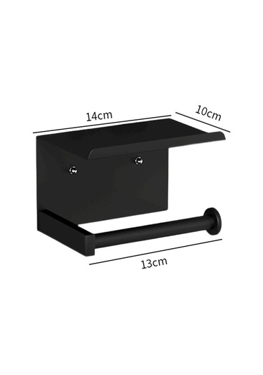 Suntek Banyo Tuvalet Mutfak A Için Telefon Rafı Siyah-bir