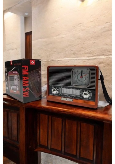 Nostaljik Görünümlü Usb Girişli Bluetooth Bağlantılı Radyo