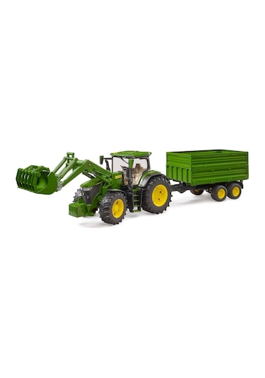 Bruder John Deere 7r 350 Kepçeli Traktör Ve Römork Çok Renkli