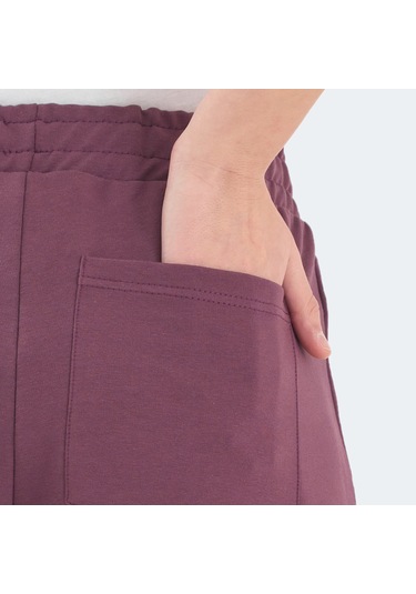 Slazenger RAMLAH I Kadın Cepli Mürdüm Şort