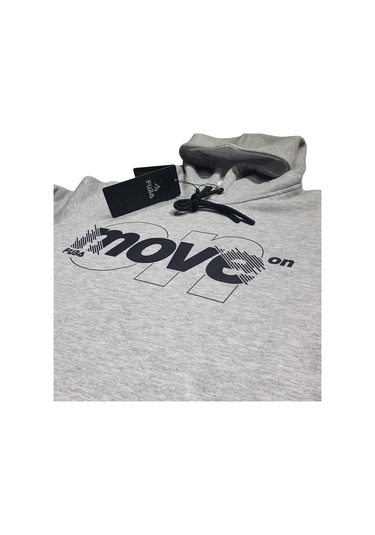 Fuba Kapşonlu Sweat Move Gri Gri