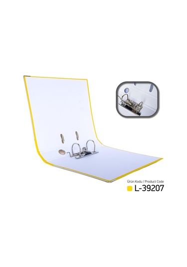 Laçin Klasör Sarı Dar 30 Adet 1 Koli