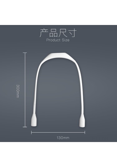 Dofolink Usb Şarjlı Led Boyun Lambası - Öğrenci Göz Koruyucu Okuma Işığı, Dışarıda Kullanım, Siyah, Sürekli Işık Ayarı Ve Üç Renk Tonu Diğer