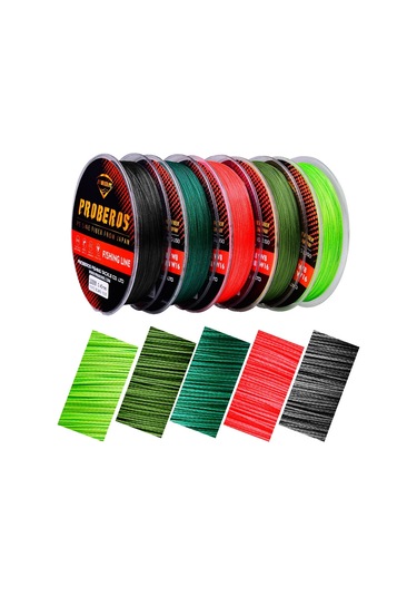 Sones Proberos 8 Düzenlenmiş 100m Majestic Horse Balık Misinası, Misina Numarası: 0,6 / 8lb Kırmızı