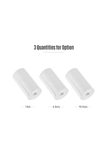 Konesam 6 Adet 57x30mm Termal Yazıcı Kağıdı - Kasiyer Fişi, Bilgisayar Kayıtları İçin Isı Hassas Kağıt