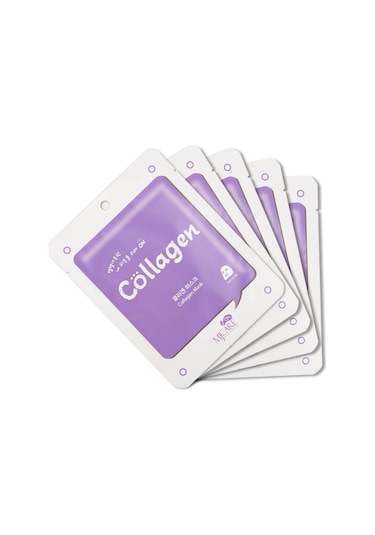 Mjcare On Collagen Mask - Kolajen Özlü Yüz Maskesi 5'li