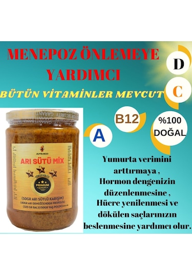 Arısütü Mix 2'li Set 2 700 Gr - Arı Sütü, Yaş Polen, Propolis, Perga Ve Bal Karışımı -