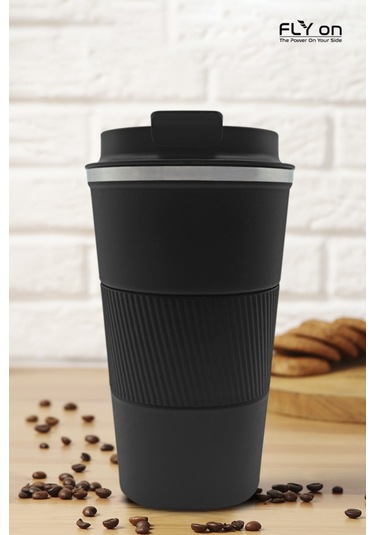 Kişiye Özel Çift Katmanlı Paslanmaz Çelik 500 ML Kupa Araç Kahve